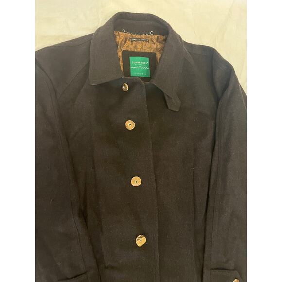 Schneider of Salzburg Virgin Wool Cashmere Coat 46 - Picture 4 of 10